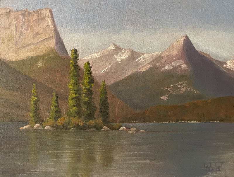Glacier Island, an oil painting by Doug Welsh